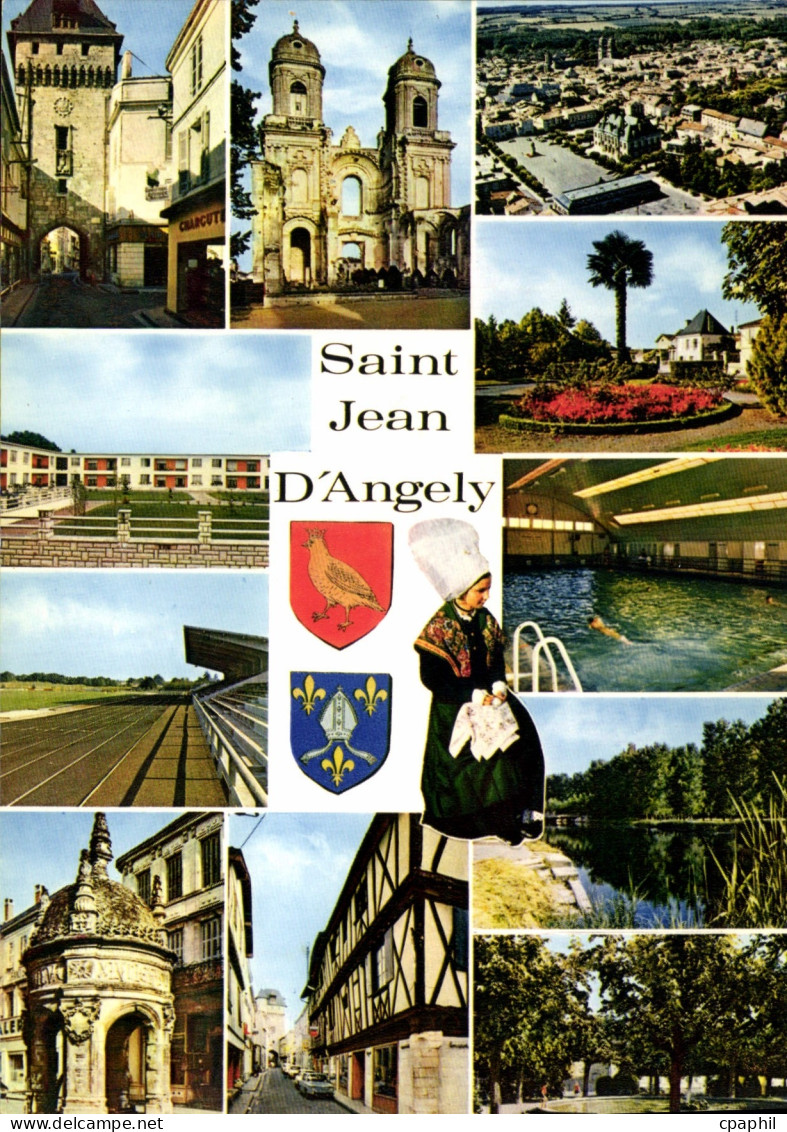 CPSM Saint Jean D'Angely vues diverses