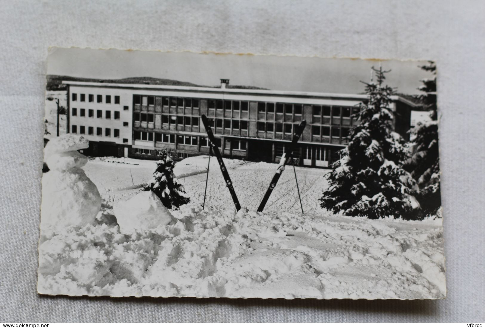 Cpsm, Saint Laurent du Jura, l'école de neige, Jura 39
