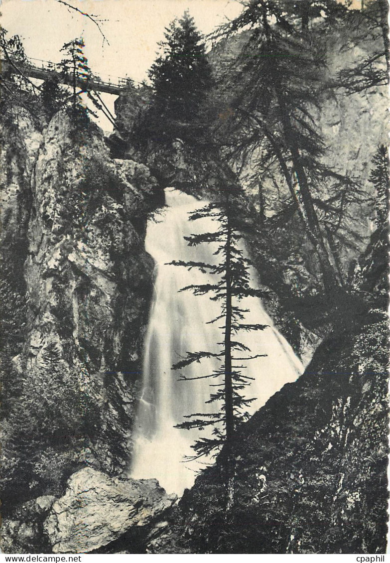 CPSM Saint Martin Vesubie (A M) Alt 950 m la Cascade du Boreon