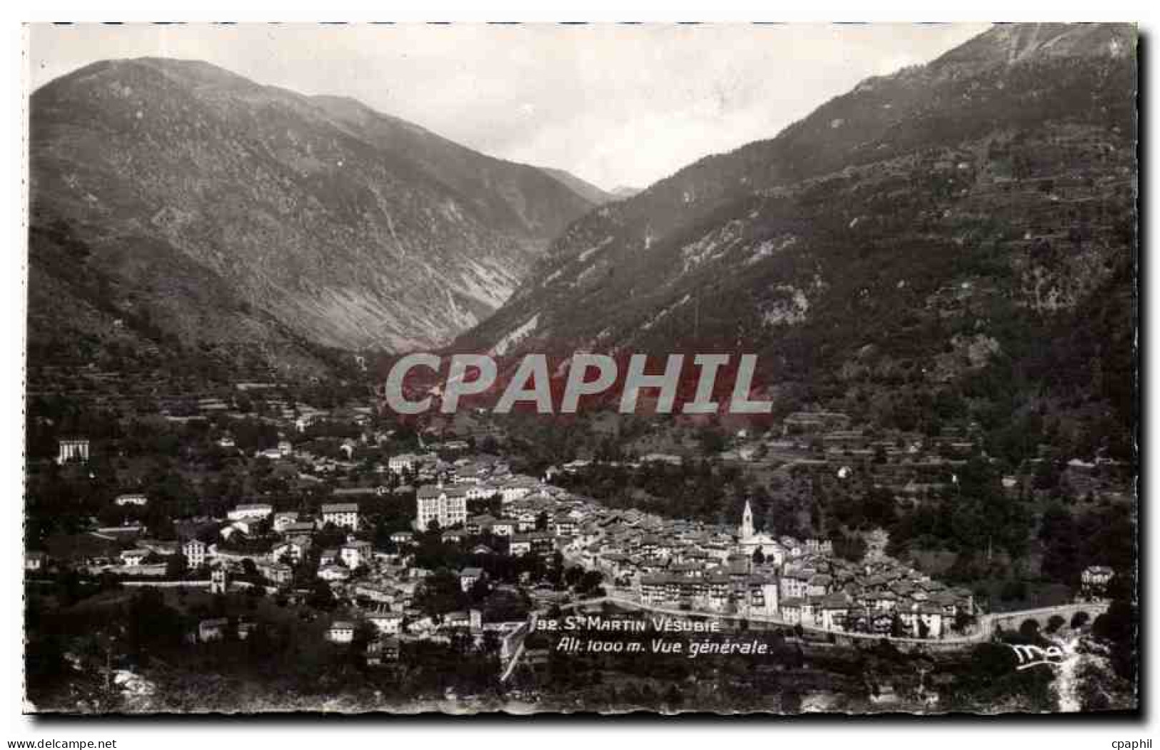 CPSM Saint Martin Vesubie Vue generale