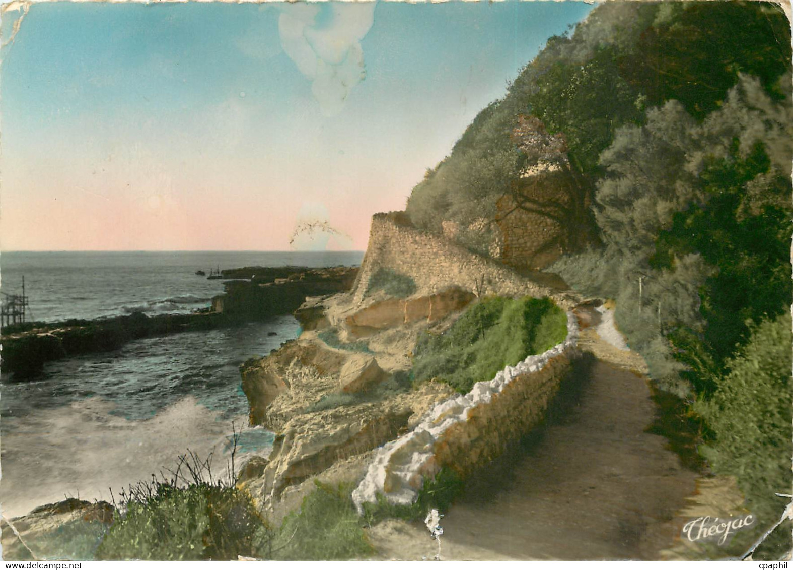 CPSM Saint Palais Mer (Ch Mar) Promenade de Corniche