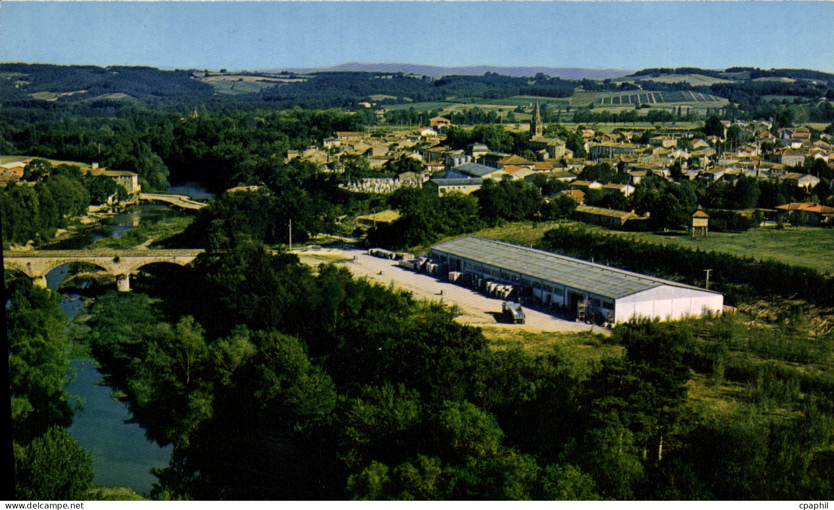 CPSM Saint Paul Cap De Joux usine Dalles Marquier