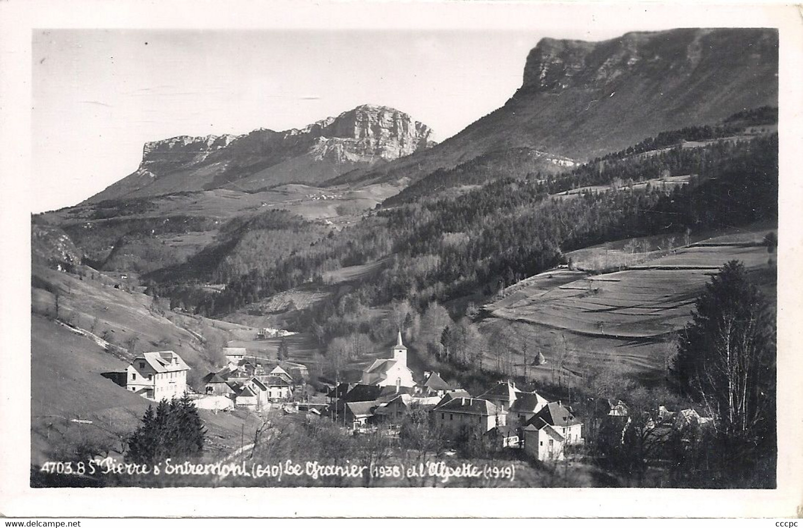 CPSM Saint-Pierre d'Entremont Le Granier et l'Alpette