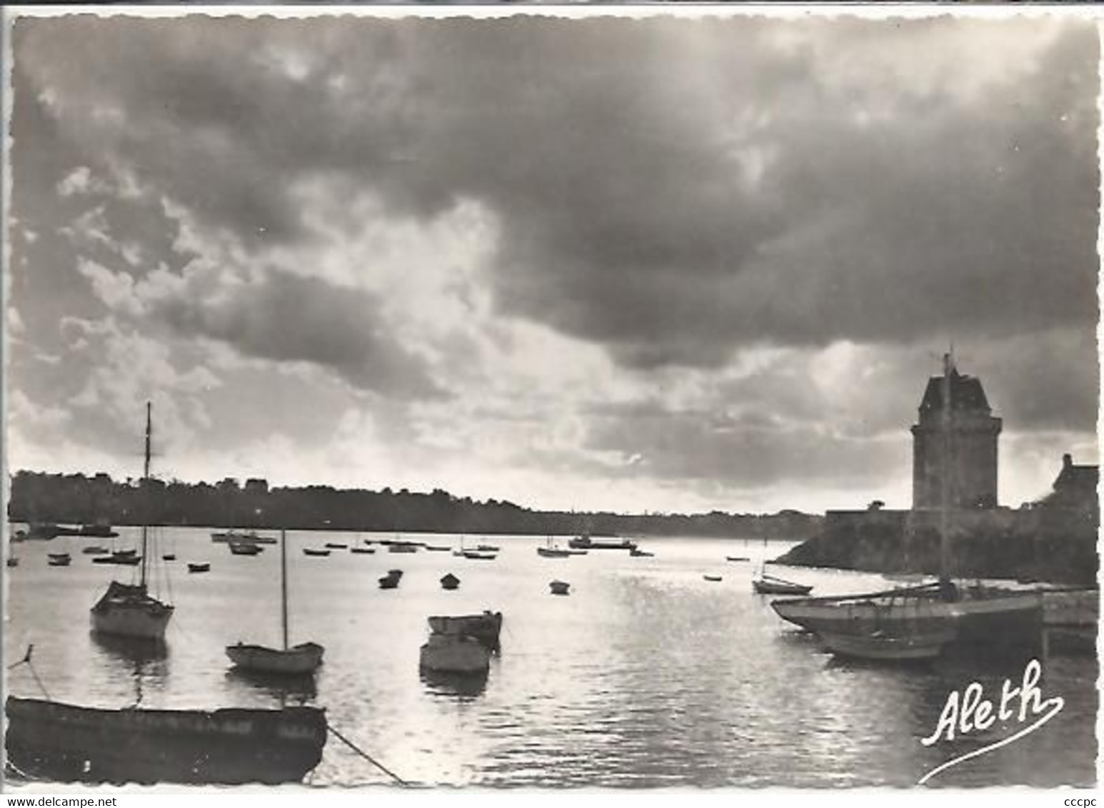 CPSM Saint-Servan-sur-Mer Crépuscule sur Solidor