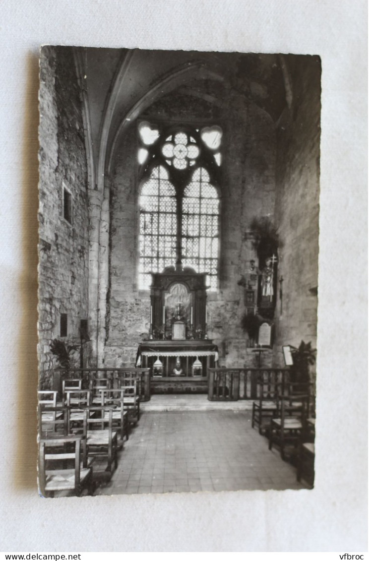 Cpsm, Saint Sulpice de Favières, la chapelle des Miracles, Essonne 91