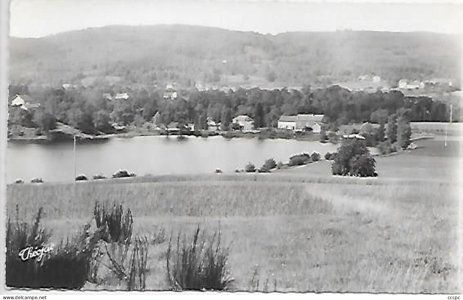 CPSM Saint-Sulpice-Laurière L'étang de la Papeterie