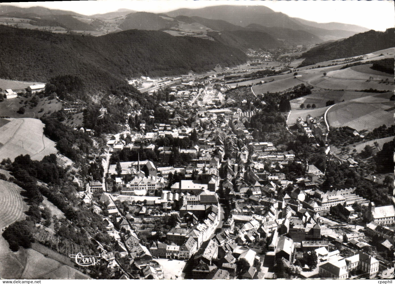 CPSM Sainte Marie Aux Mines Vue Panoramique Aerienne