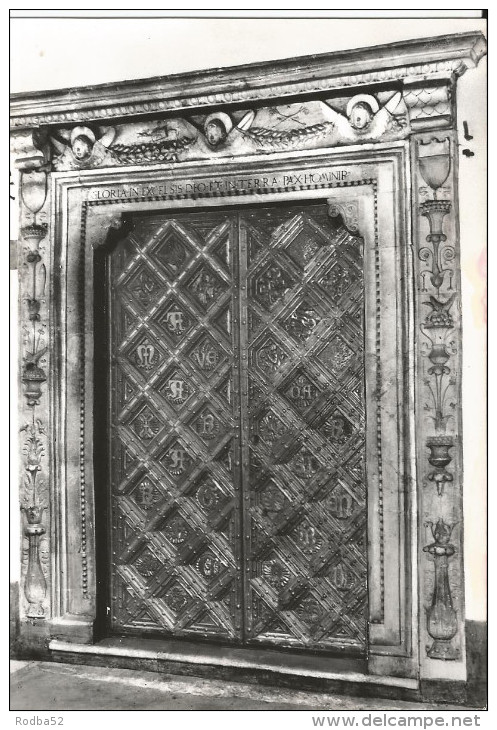 CPSM - Salerno - Certosa di Padula  - Porta della Chiesa in Cedro del Libano