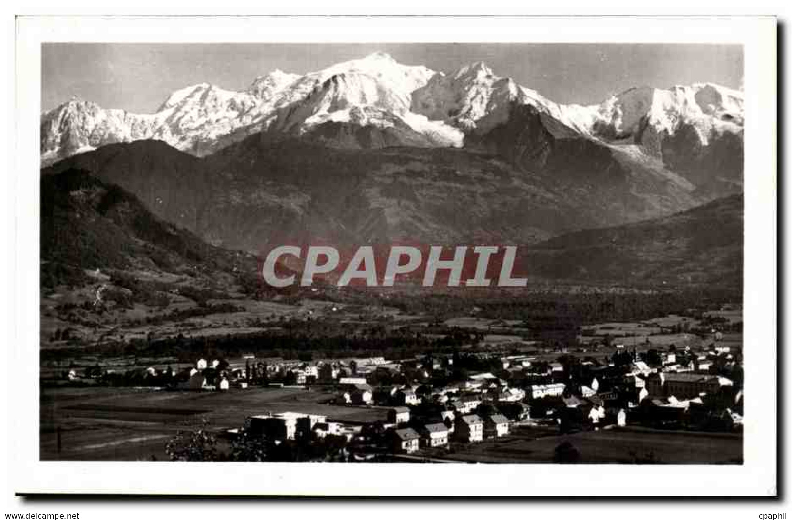 CPSM Sallanches et le Mont Blanc