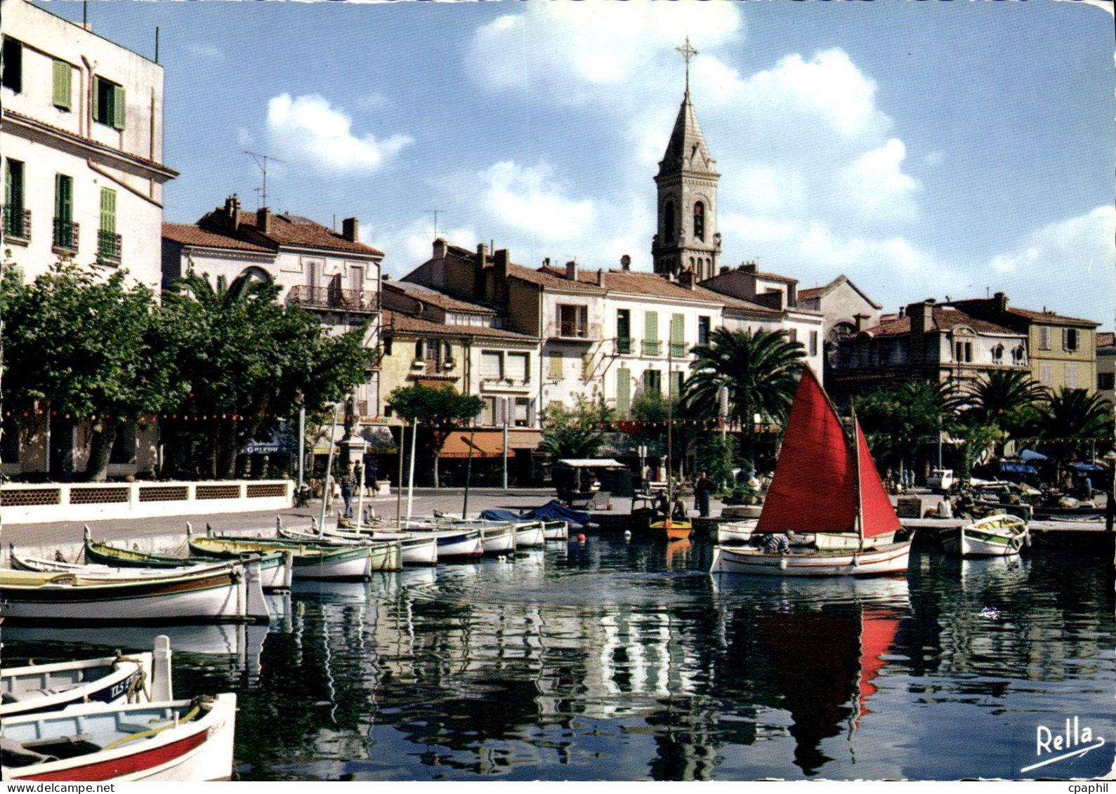 CPSM Sanary Sur Mer Un Coin Du Port