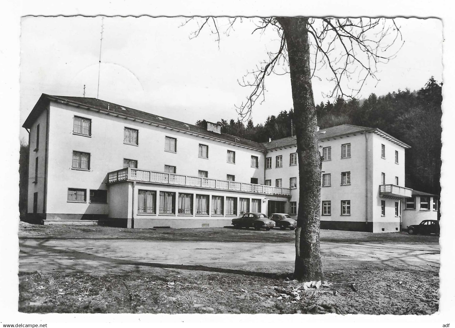 CPSM SANATORIUM WALDHOTEL, NONNWEILER, AUTOS VOITURES ANCIENNES, ALLEMAGNE