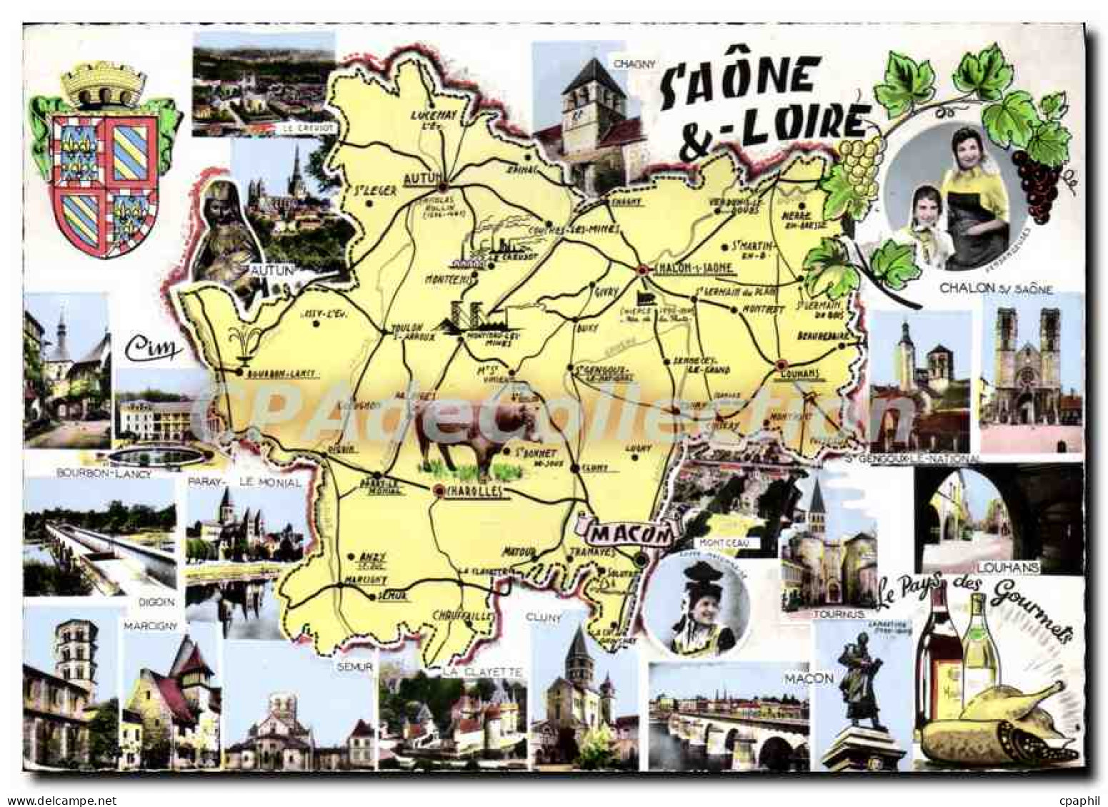 CPSM Saone & Loire Macon