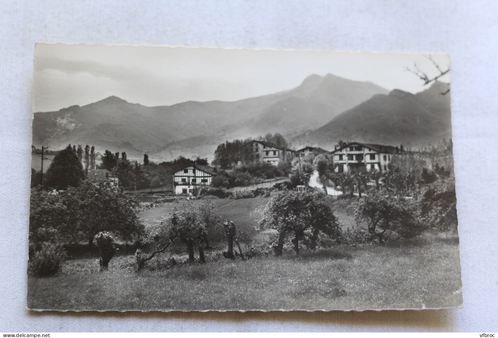 Cpsm, Sare, le carrefour, route des Palombières, la Rhûne, Pyrénées Atlantiques 64