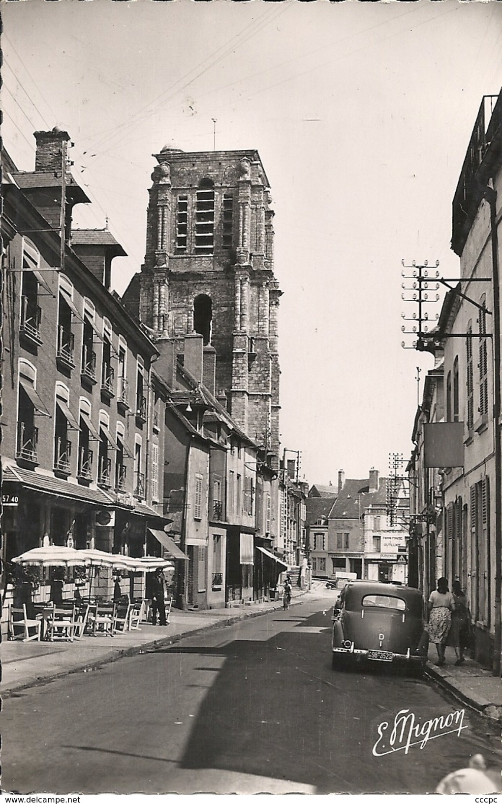 CPSM Sézanne Rue Leon Jolly