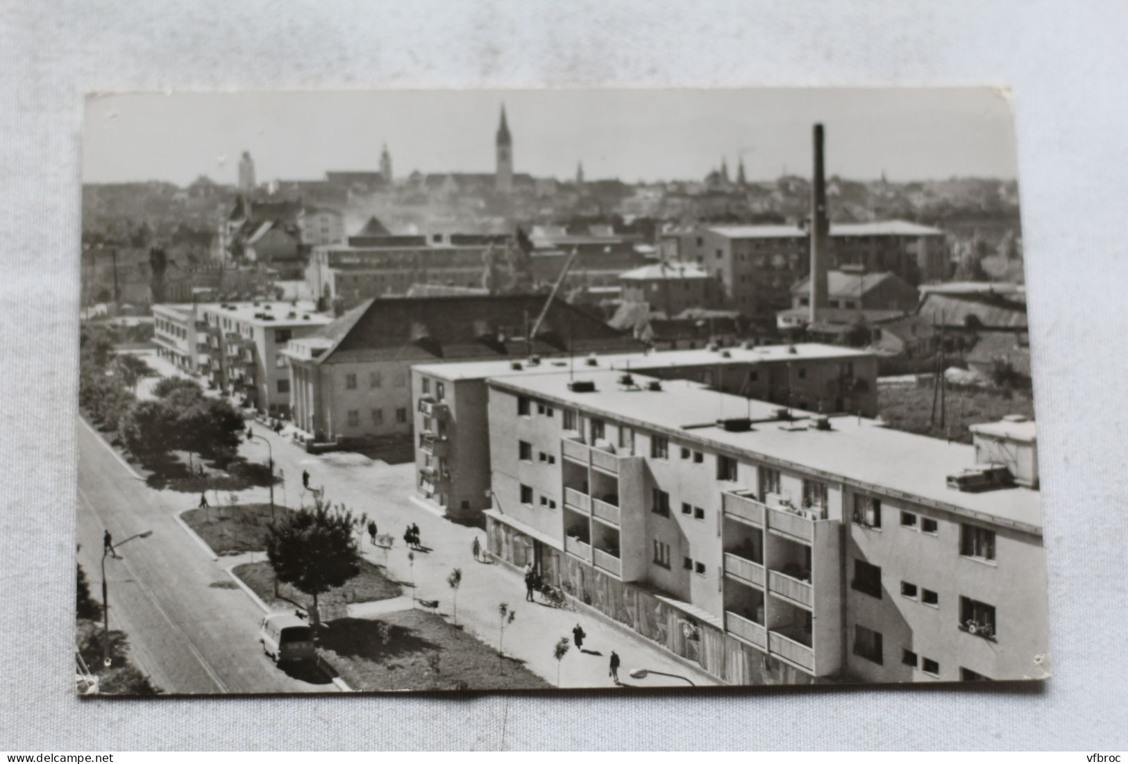 Cpsm, Sibiu, vedere din cartierul Terezian, Roumanie