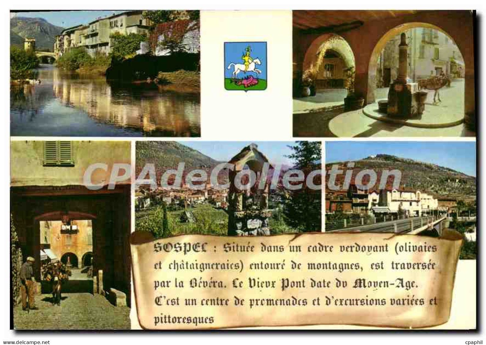 CPSM Sospel Altitude 360 metres