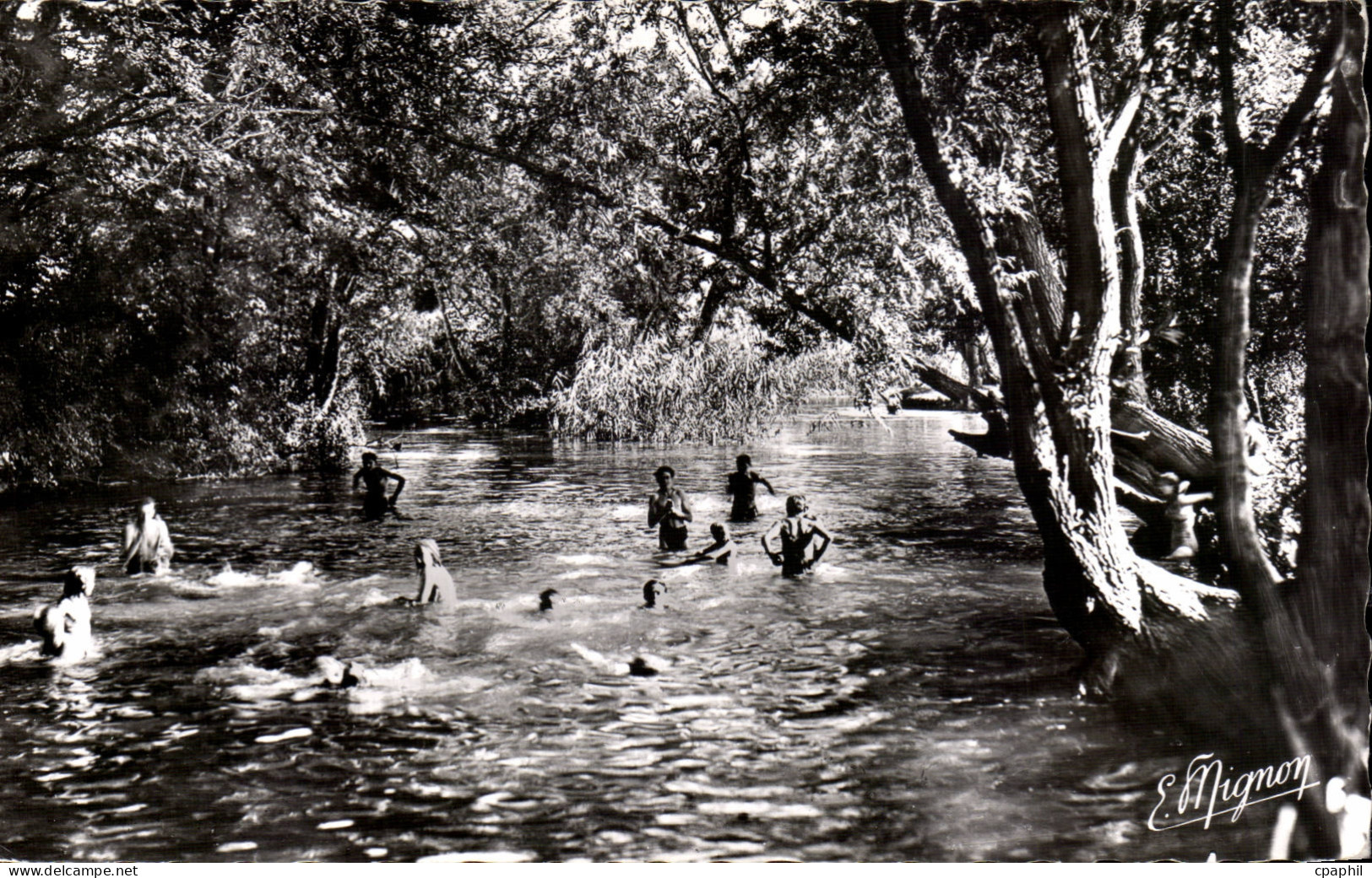 CPSM Souppes sur Loing La baignade