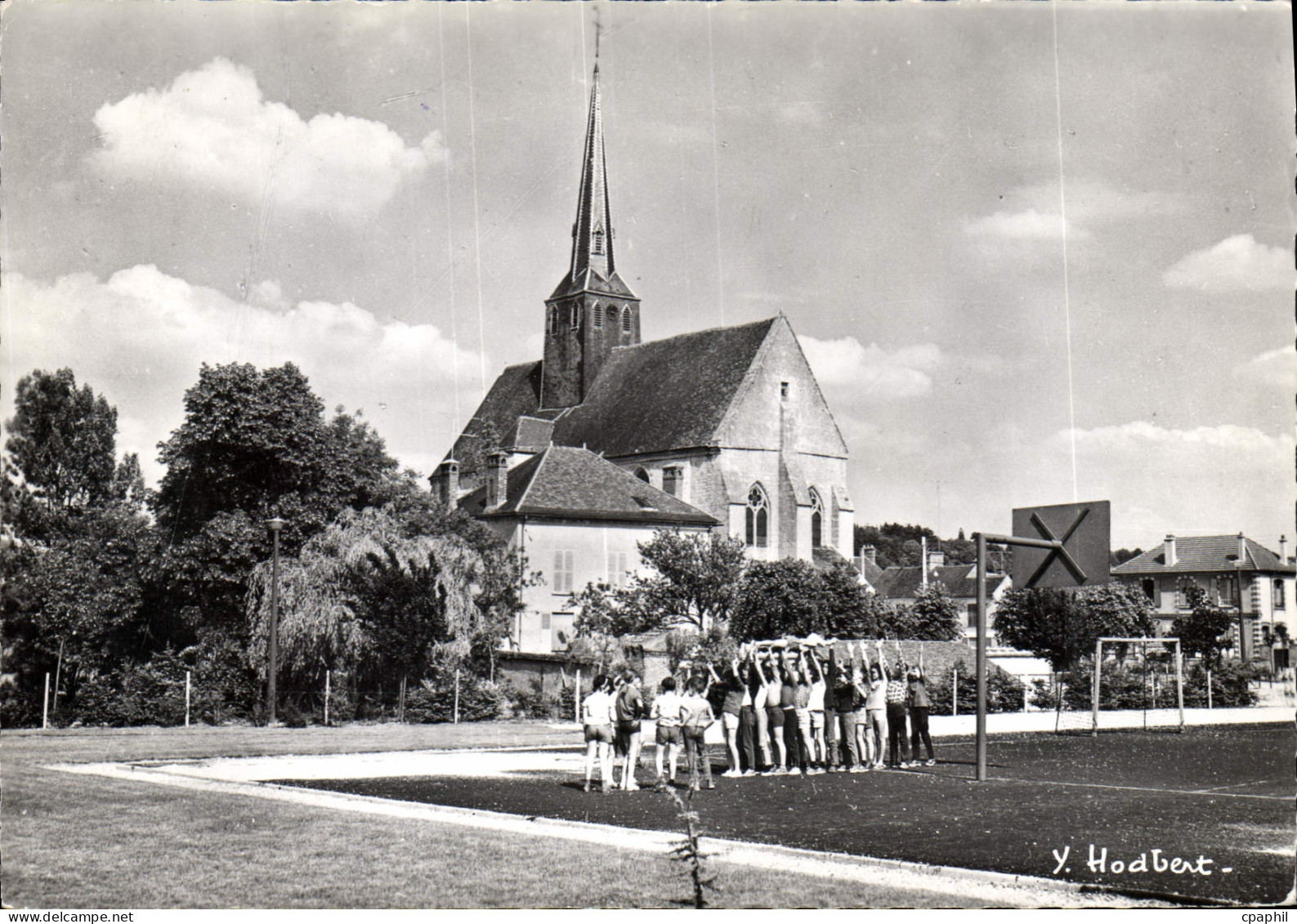CPSM Souppes sur Loing (Saine et Marne) Sur le Terrain