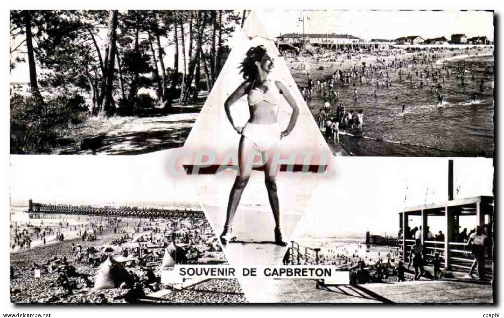 CPSM Souvenir de Capbreton