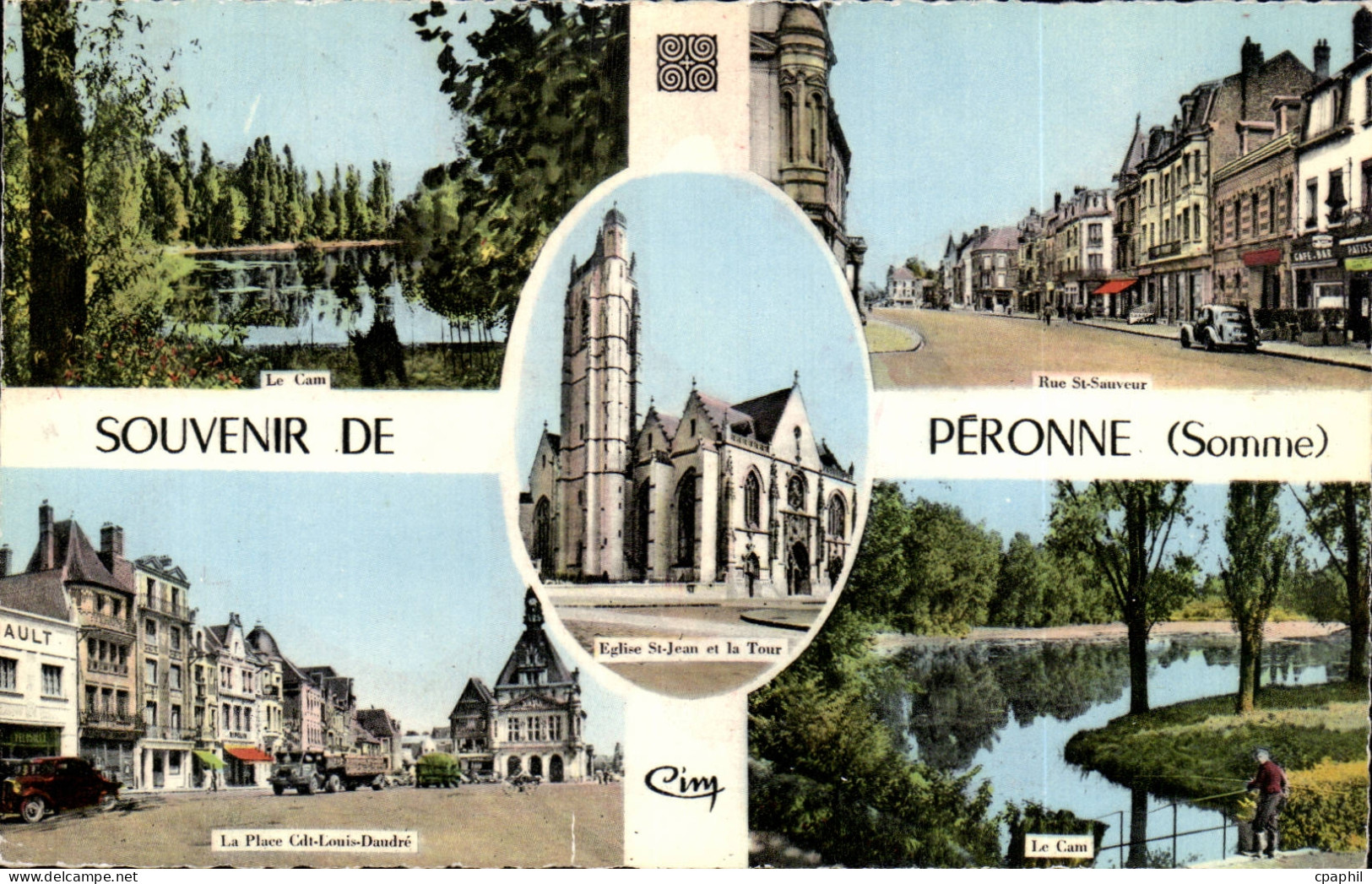 CPSM Souvenir de Peronne