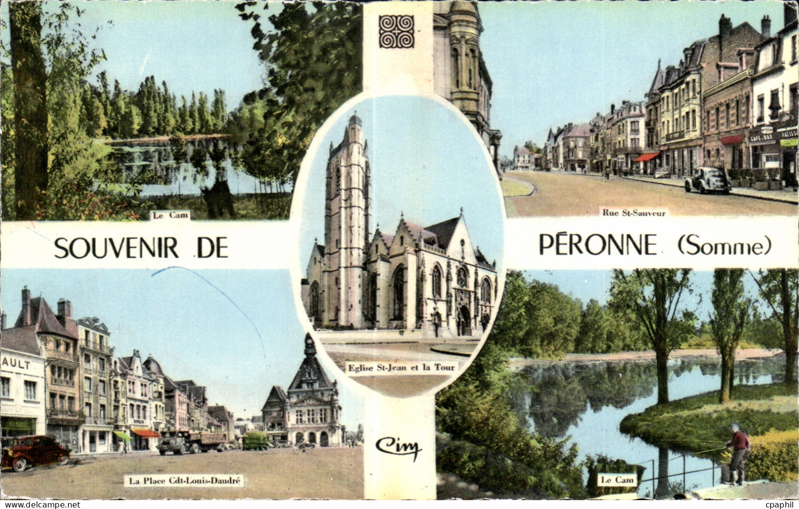 CPSM Souvenir de Peronne Somme