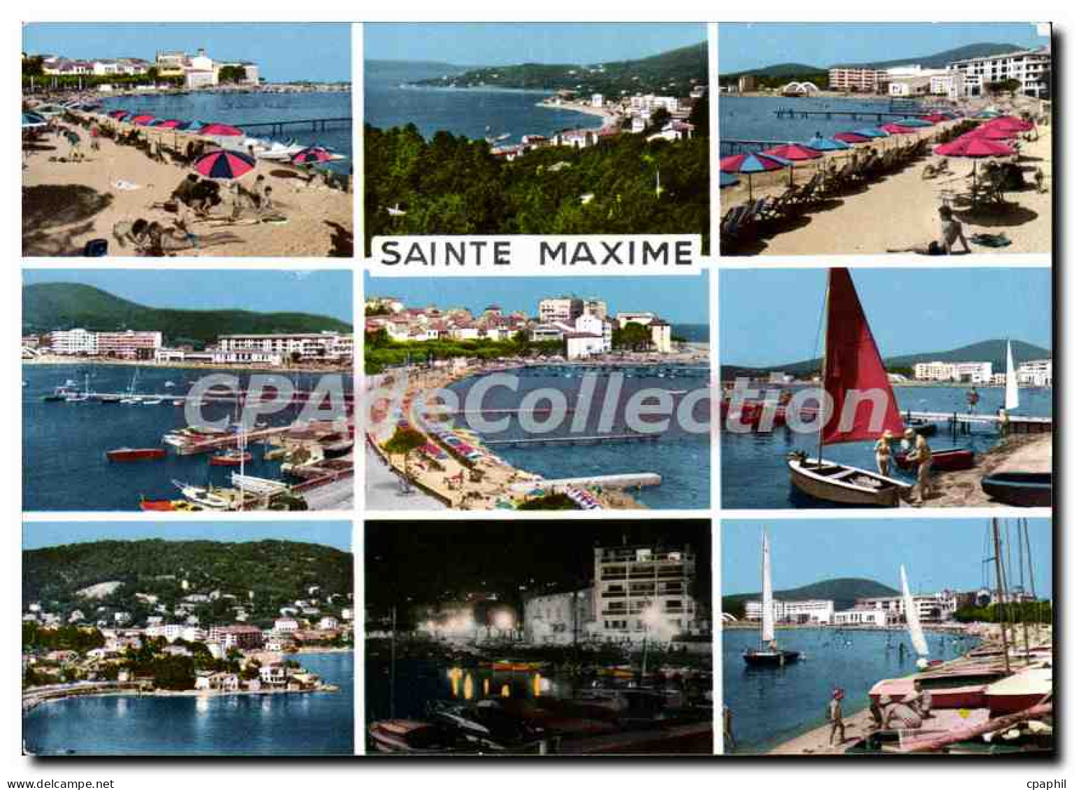 CPSM Souvenir de Sainte Maxime Var