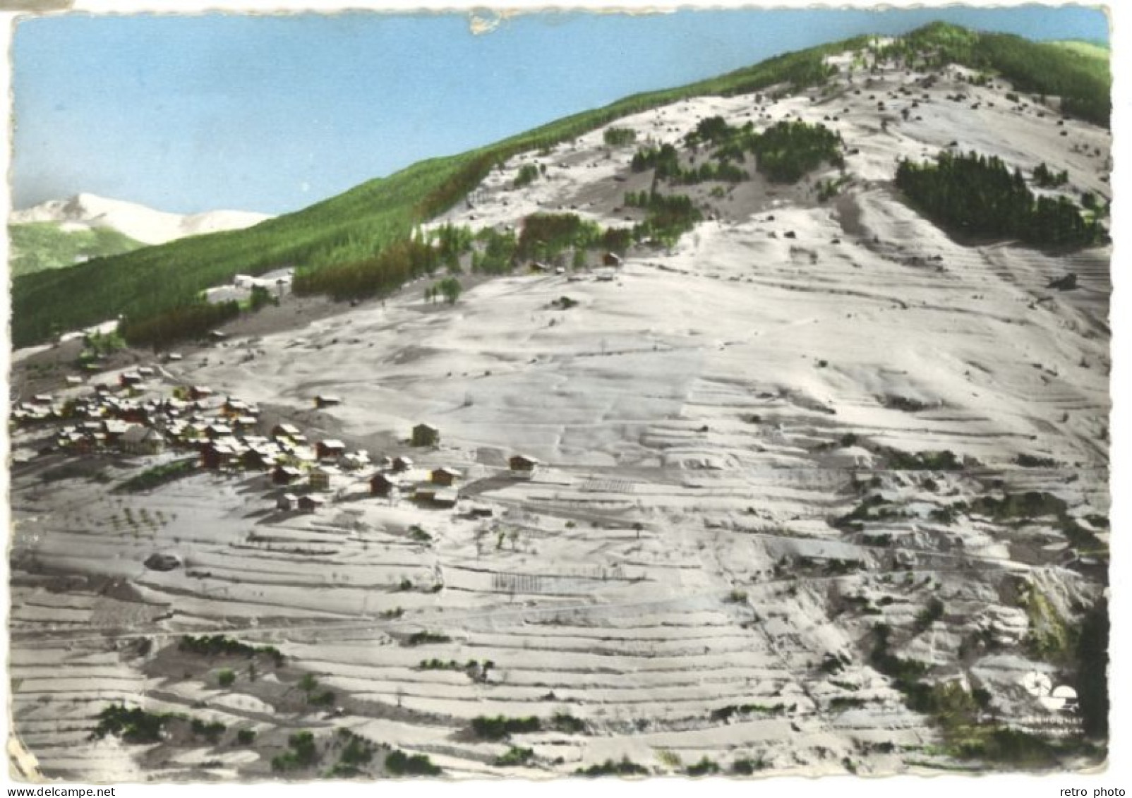 Cpsm Suisse - En avion au dessus de ... Veysonnaz