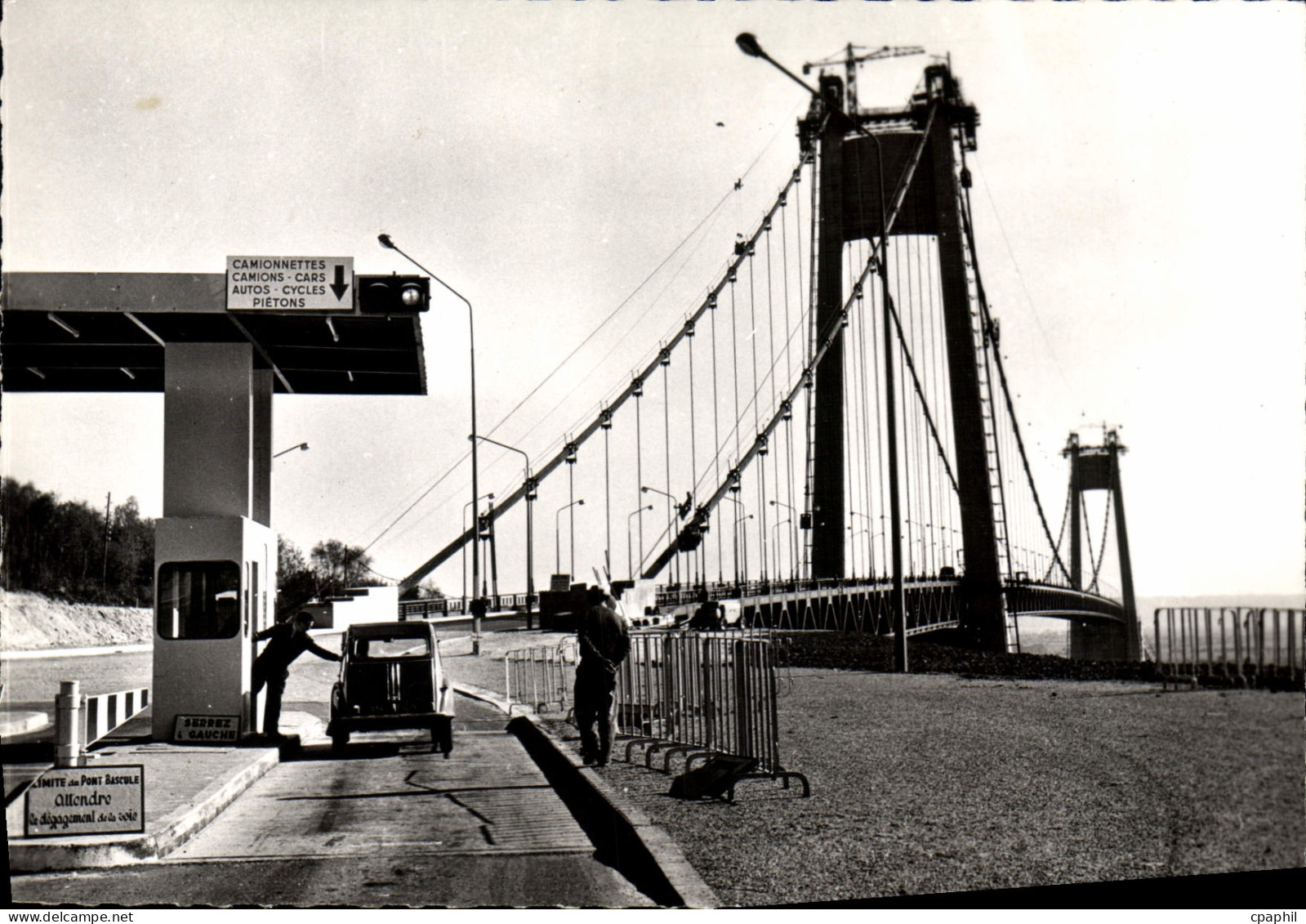 CPSM Tancarville pont