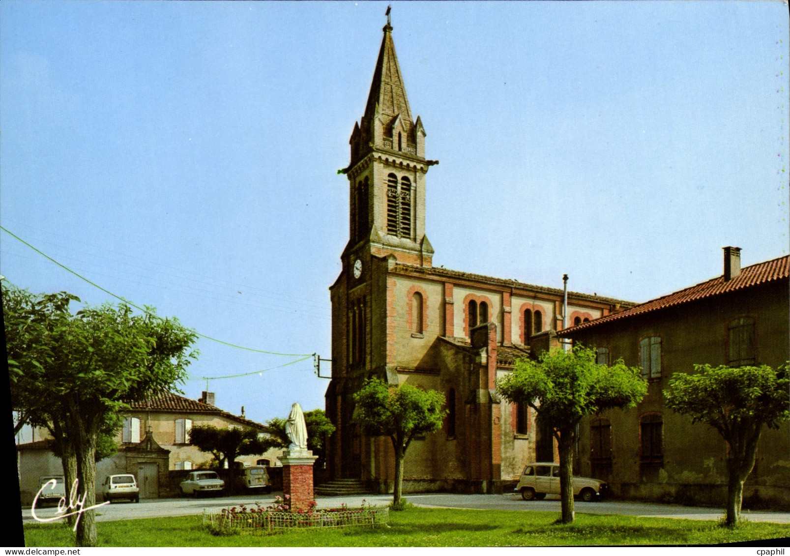 CPSM Tarn et Garonne St Etienne de Tulmont L'Eglise