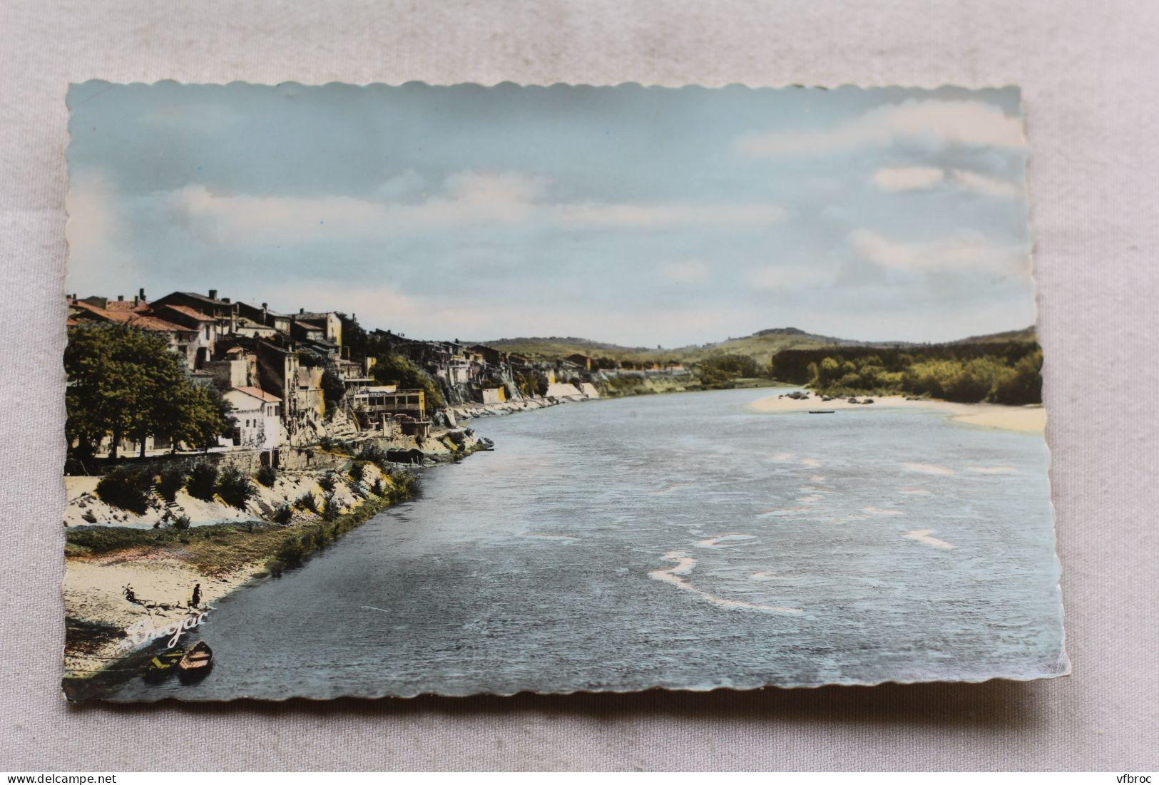 Cpsm, Tonneins, la ville et les rives de la Garonne, Lot et Garonne 47