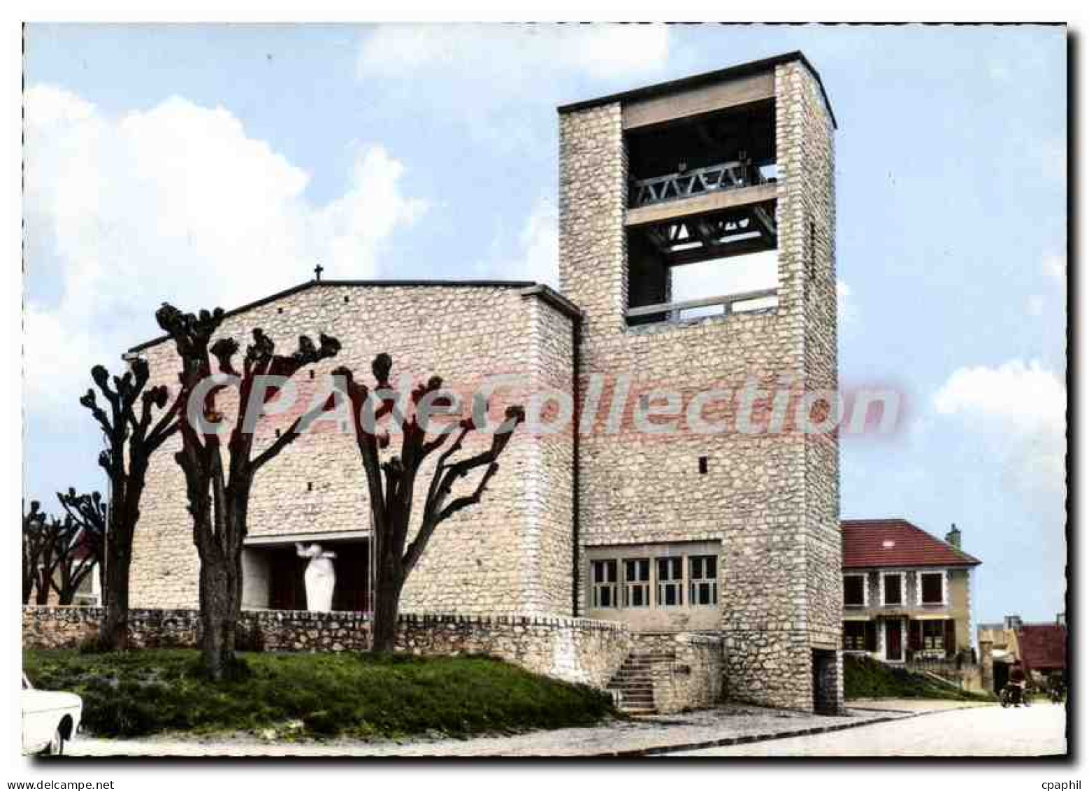 CPSM Tournan en Brie (S et M) L'eglise