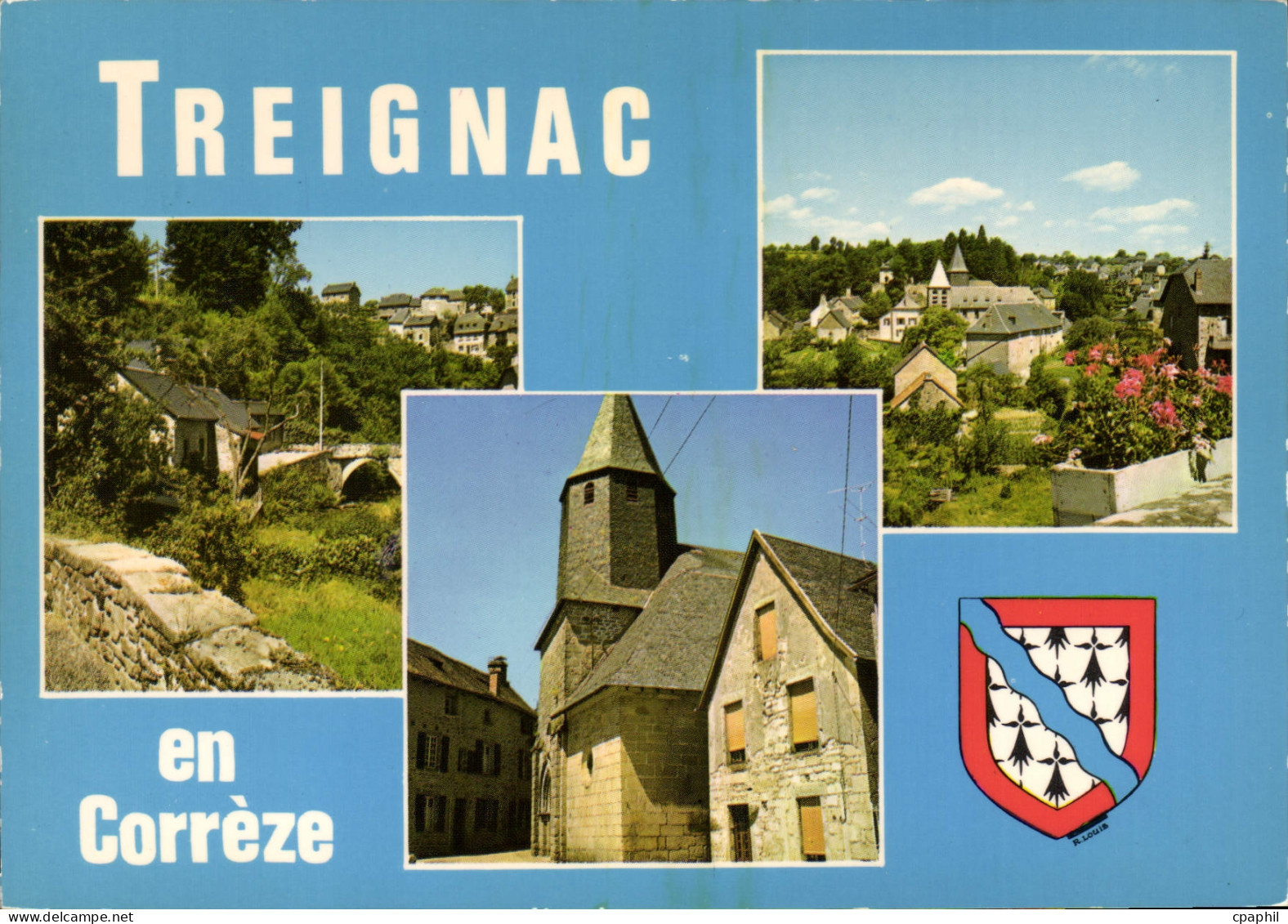 CPSM Treignac Souvenir De Correze
