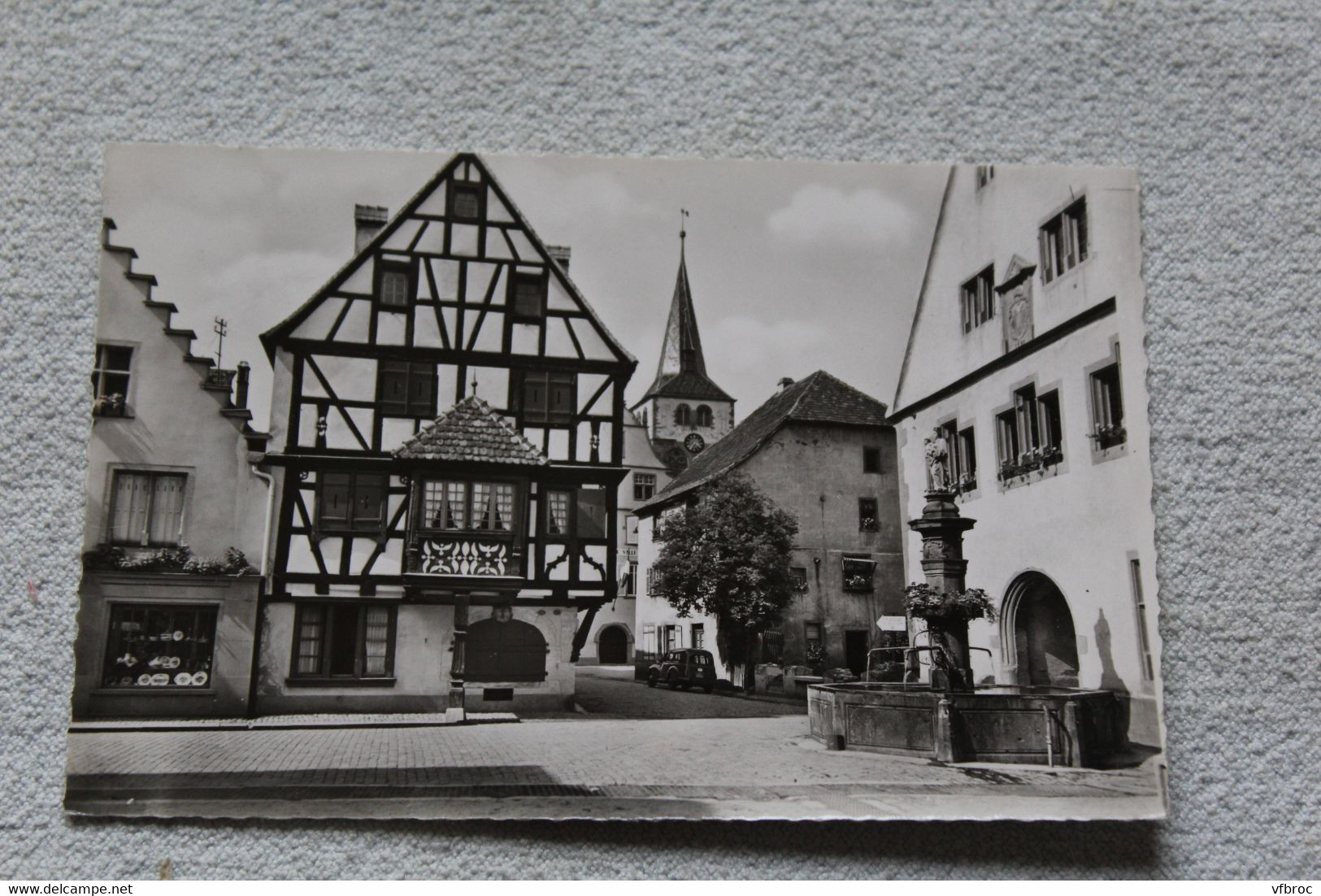 Cpsm, Turckheim, place Turenne, haut Rhin 68