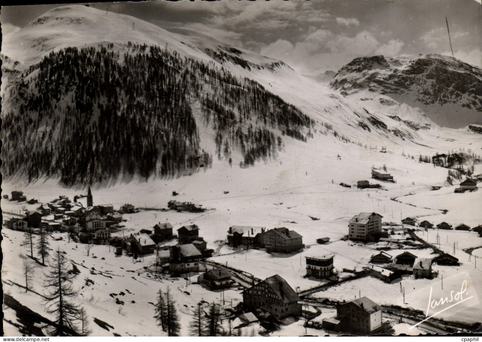 CPSM Val d'Isere Savoie vue generale