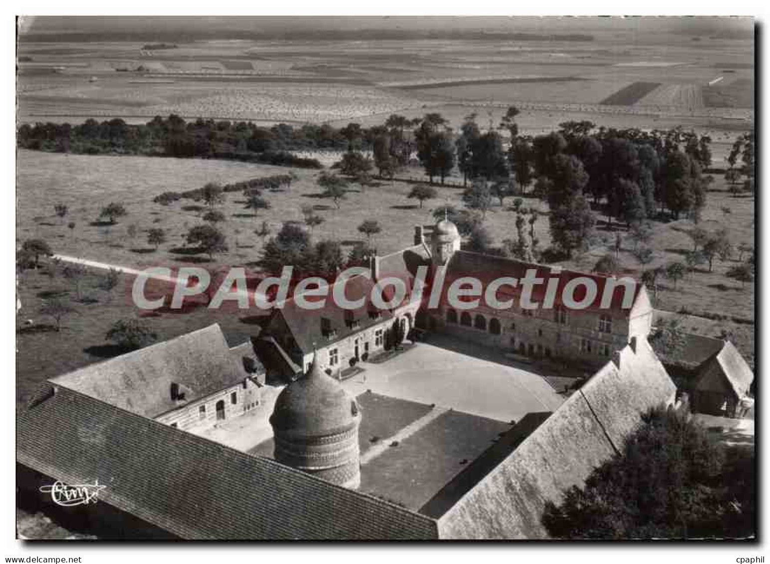 CPSM Varengeville Sur Mer Vue Aerienne Le Manoir D'Ango