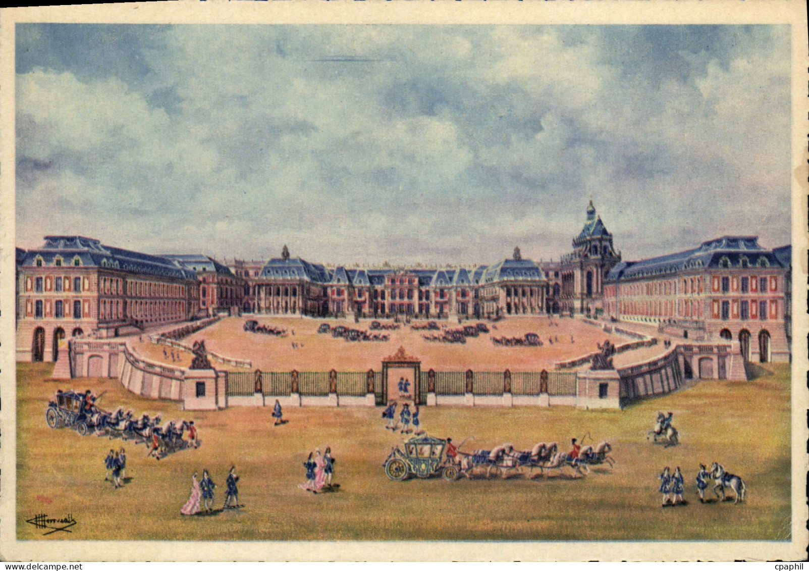 CPSM Versailles Chateau de Versailles Facade Exterieur