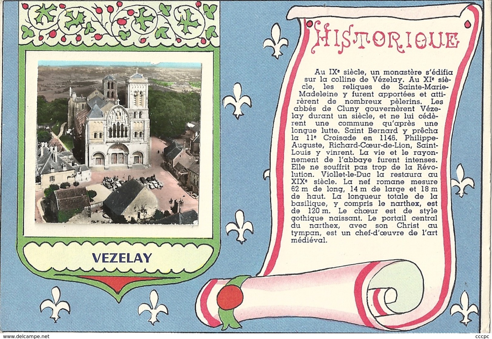 CPSM Vezelay Historique