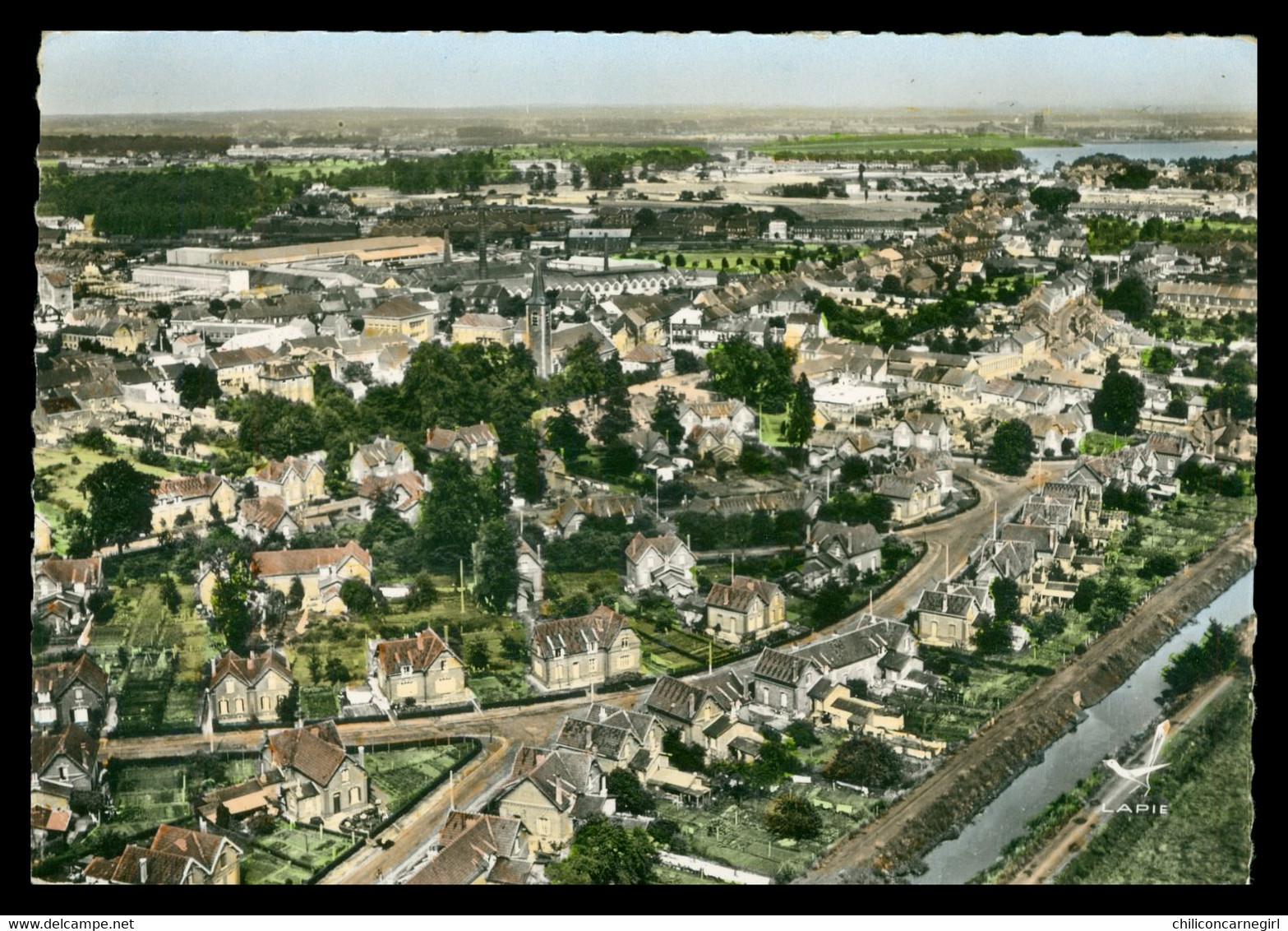 * Cpsm - VIEUX CONDE - Vue Générale Aérienne - 8 - Edit. LAPIE - 1967