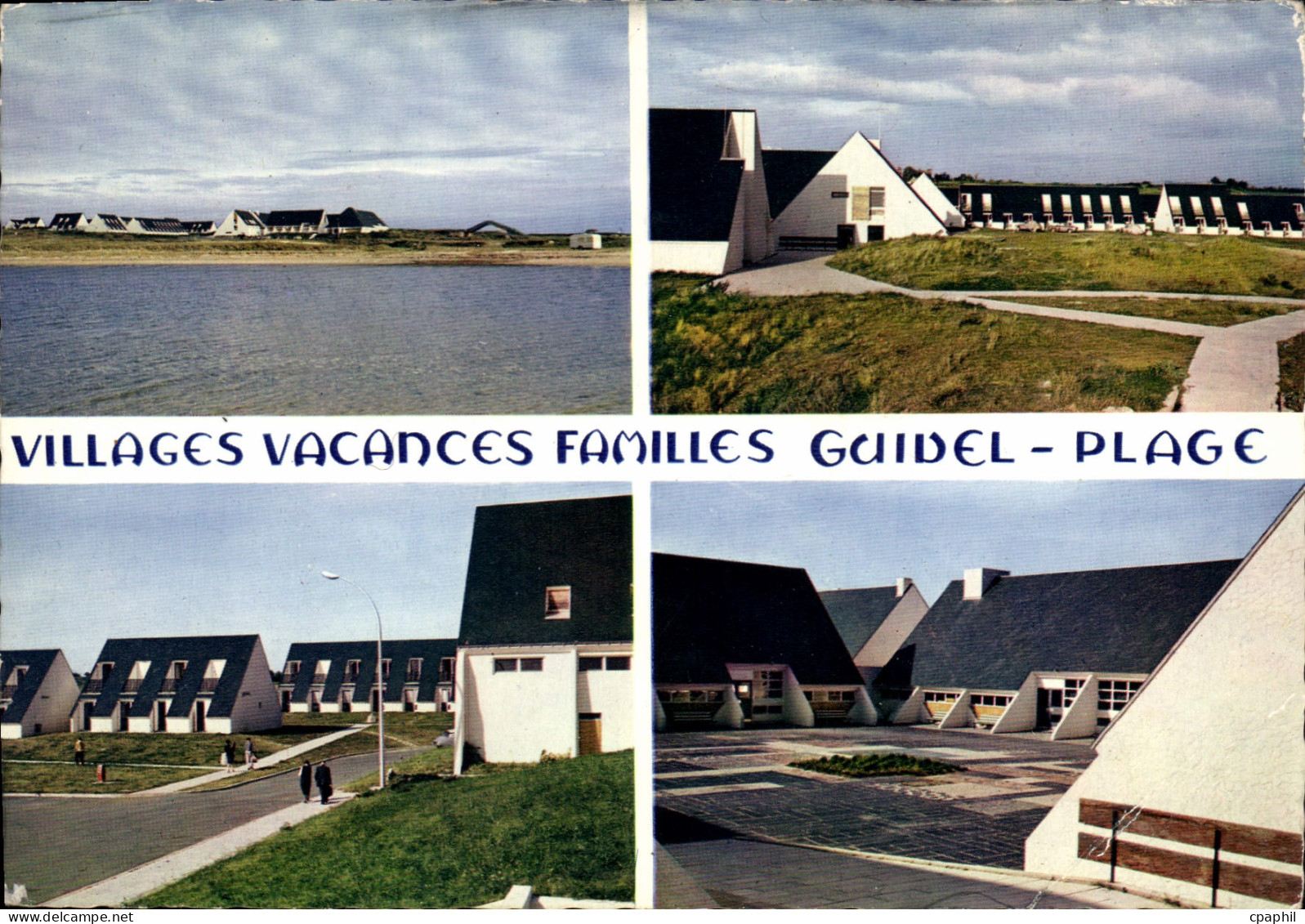 CPSM Villages Cacances familles Guidel Morbihan