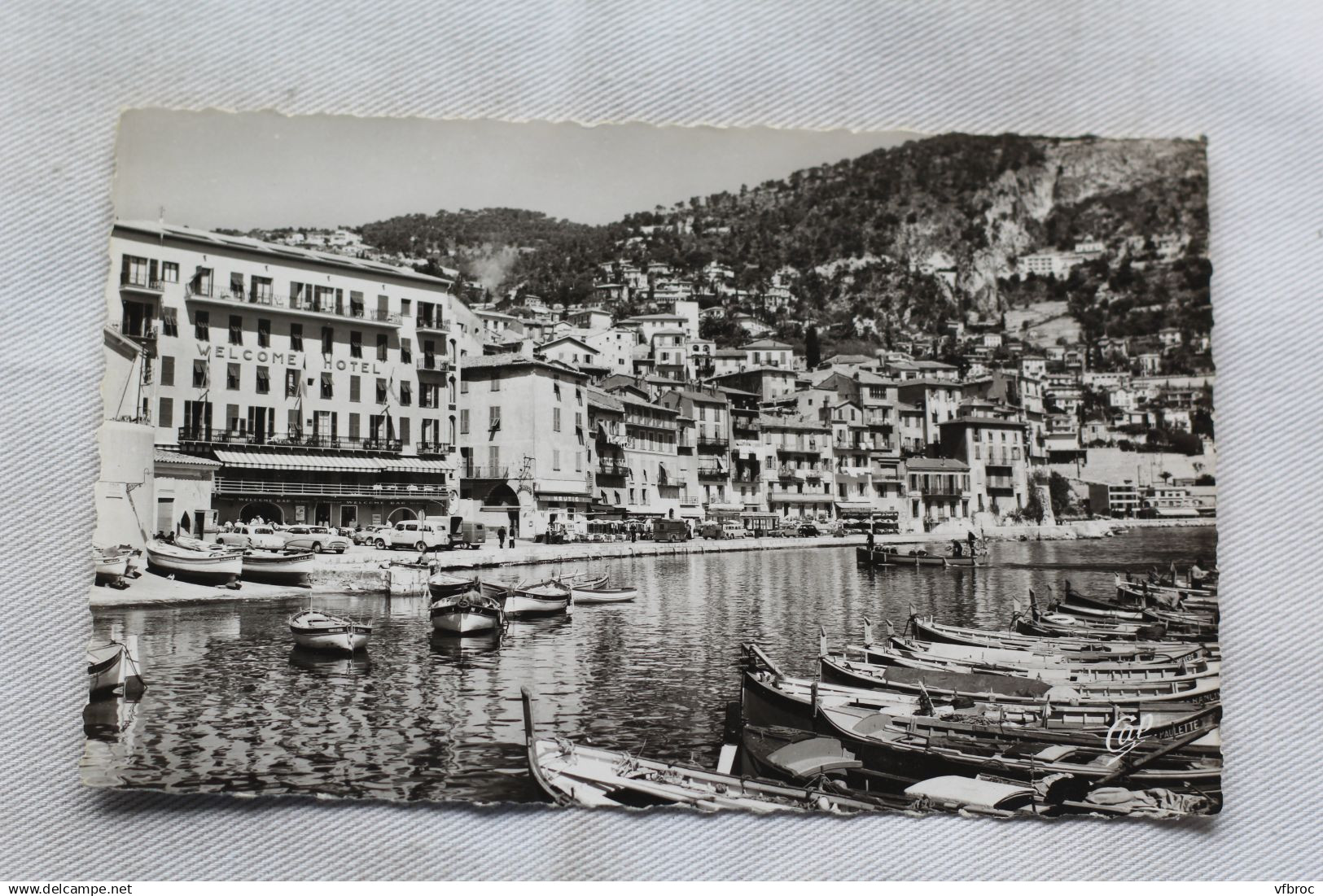 Cpsm, Villefranche sur mer, le port et les quais, Alpes Maritimes 06