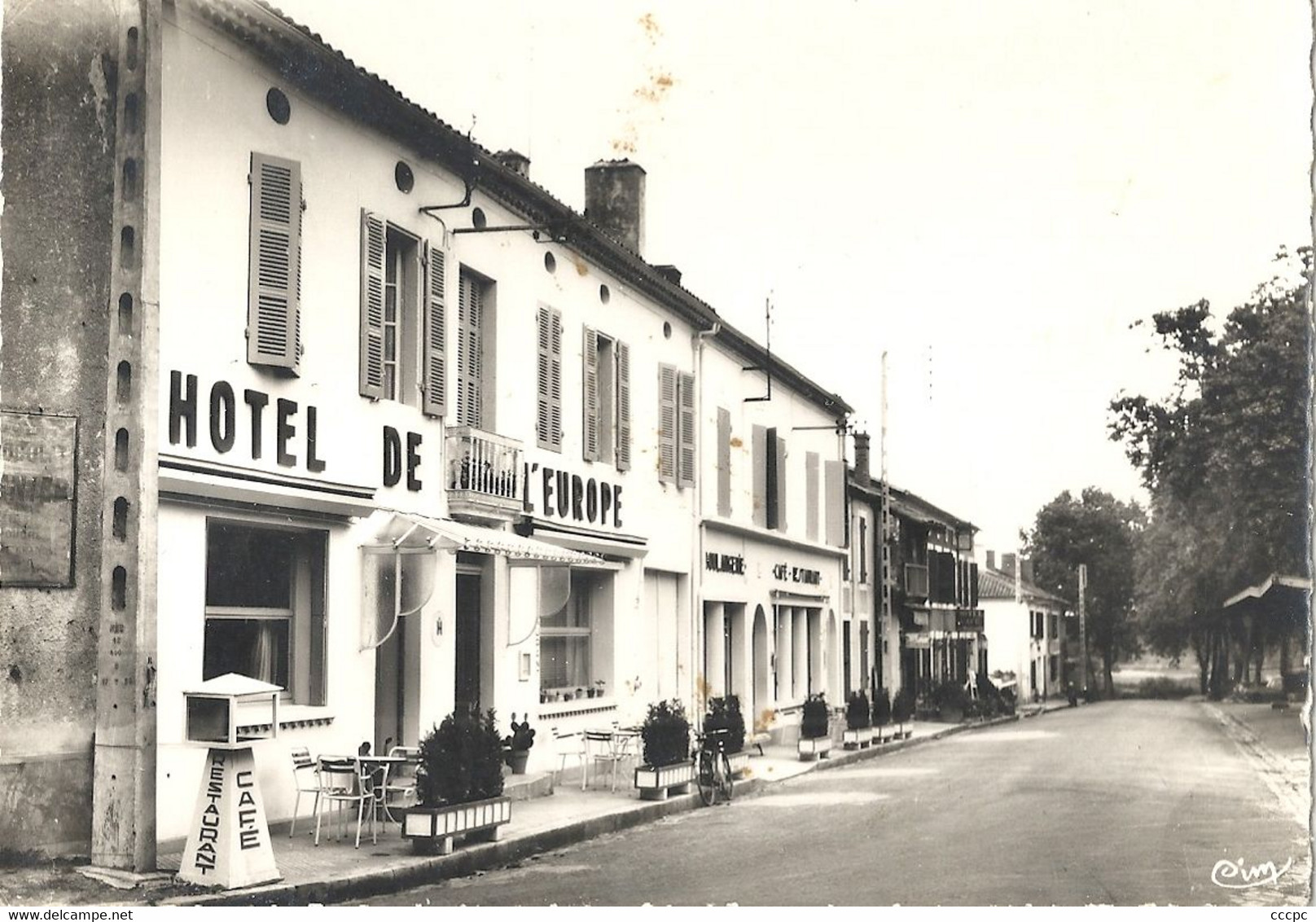 CPSM Villeneuve de Marsan Hôtel de l'Europe