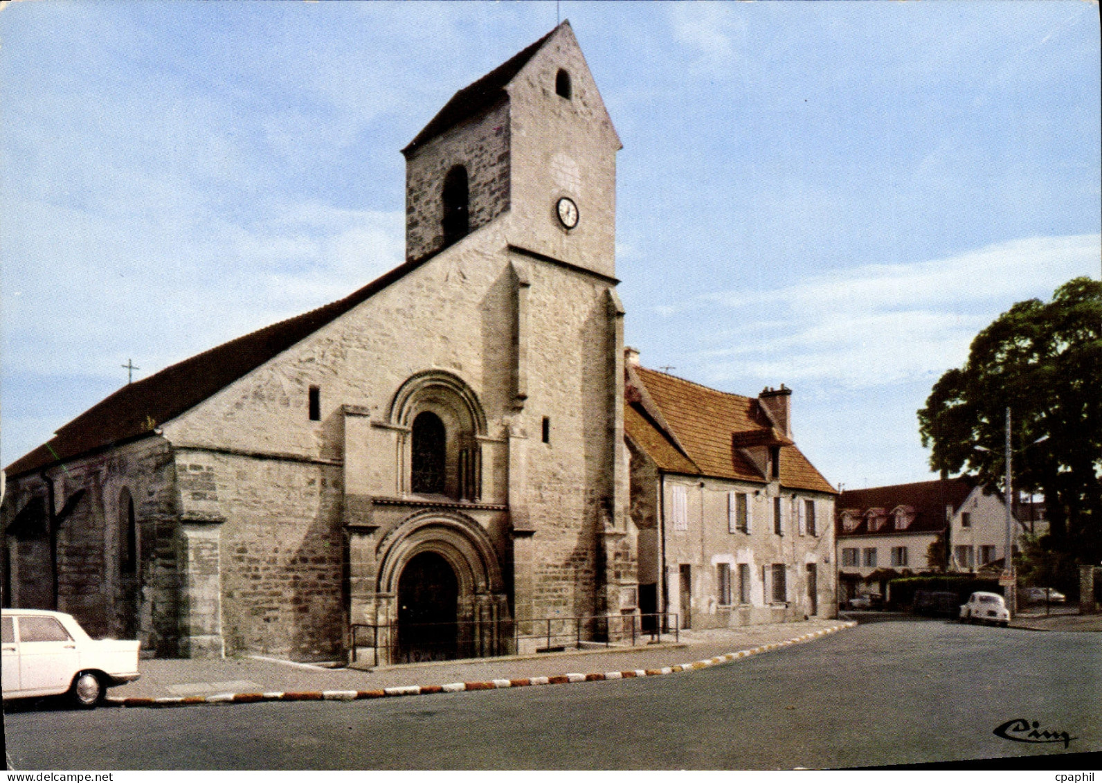 CPSM Villennes Sur Seine L'Eglise