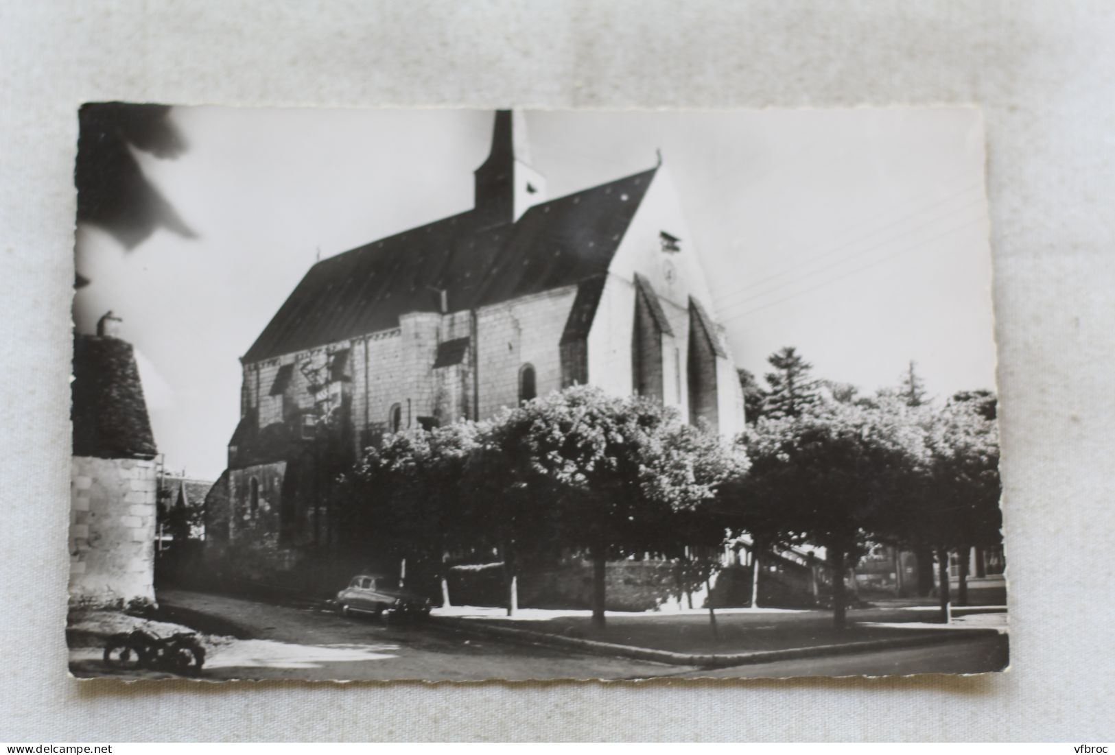 Cpsm, Villentrois, l'église, Indre 36