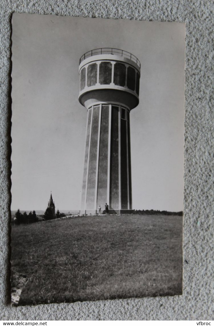 Cpsm, Villette d'Anthon, château d'eau, Isère 38