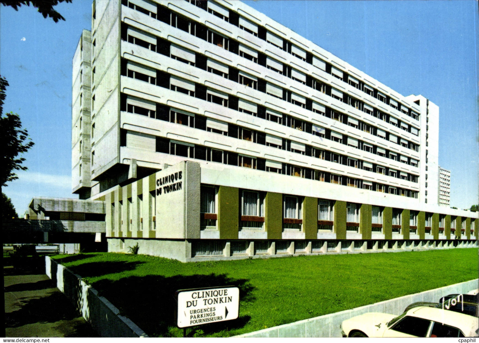 CPSM Villeurbanne Rhone Clinique du Tonkin