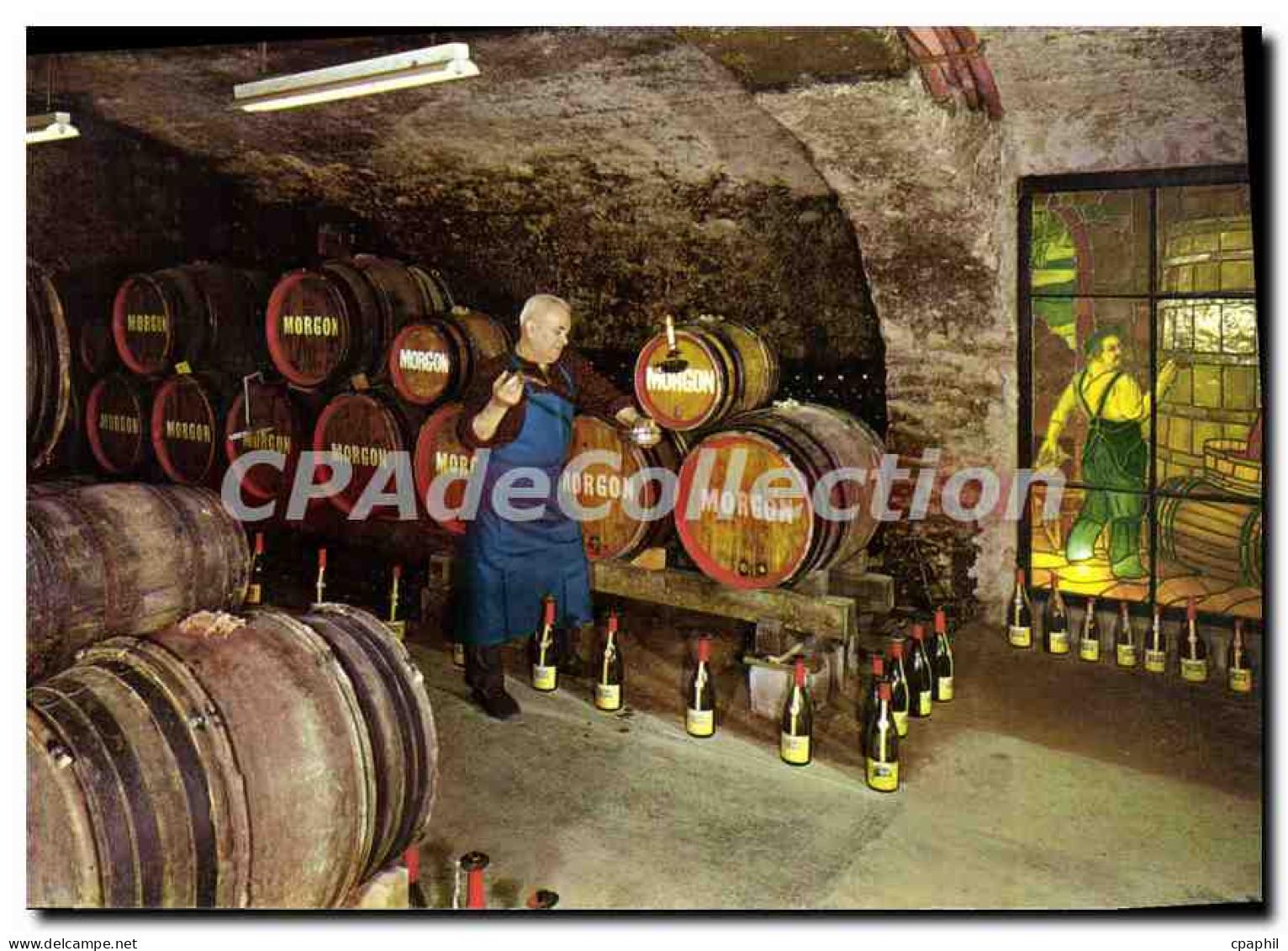 CPSM Villie Morgon Rhone Caveau Cru Morgon