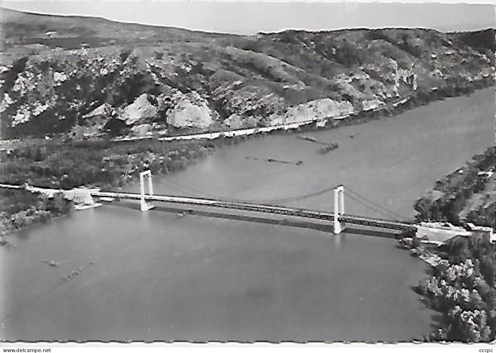 CPSM Viviers-sur-Rhône Le Pont sur le Rhône
