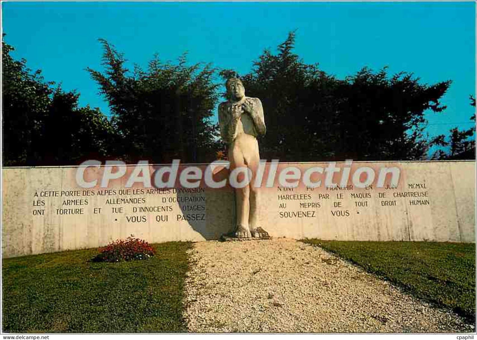 CPSM Voreppe Monument des Fusilles