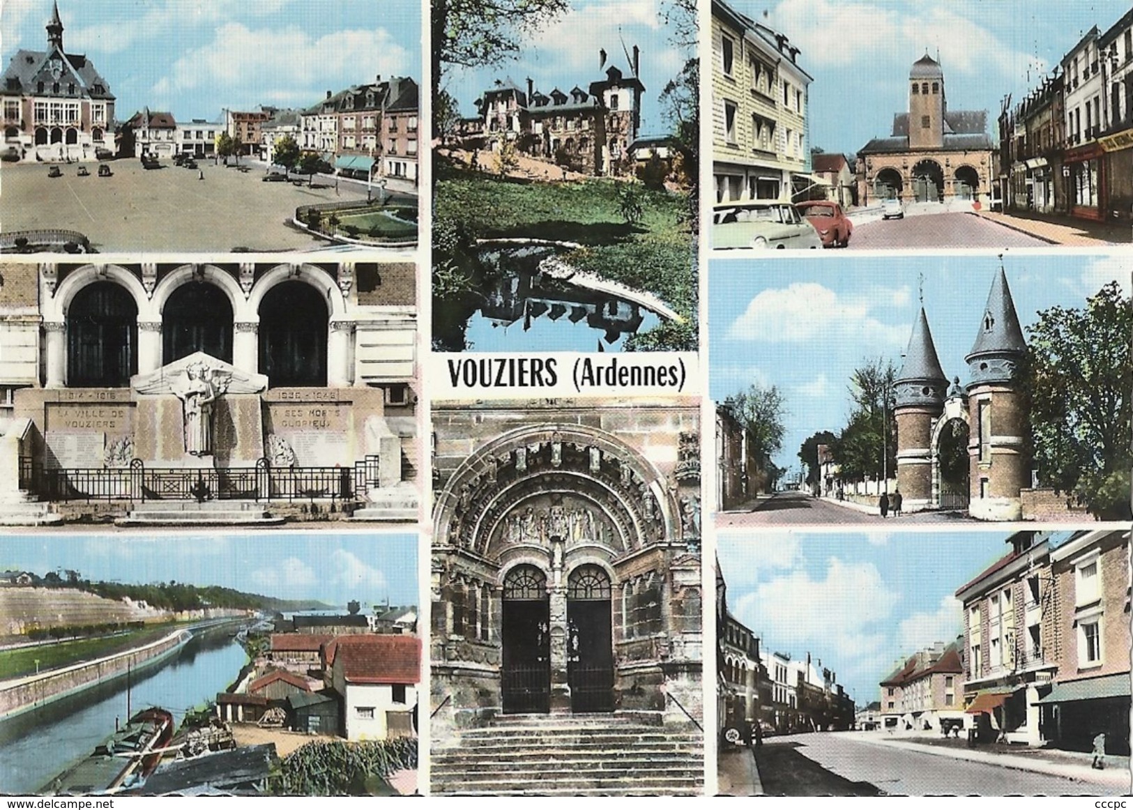 CPSM Vouziers vues multiples