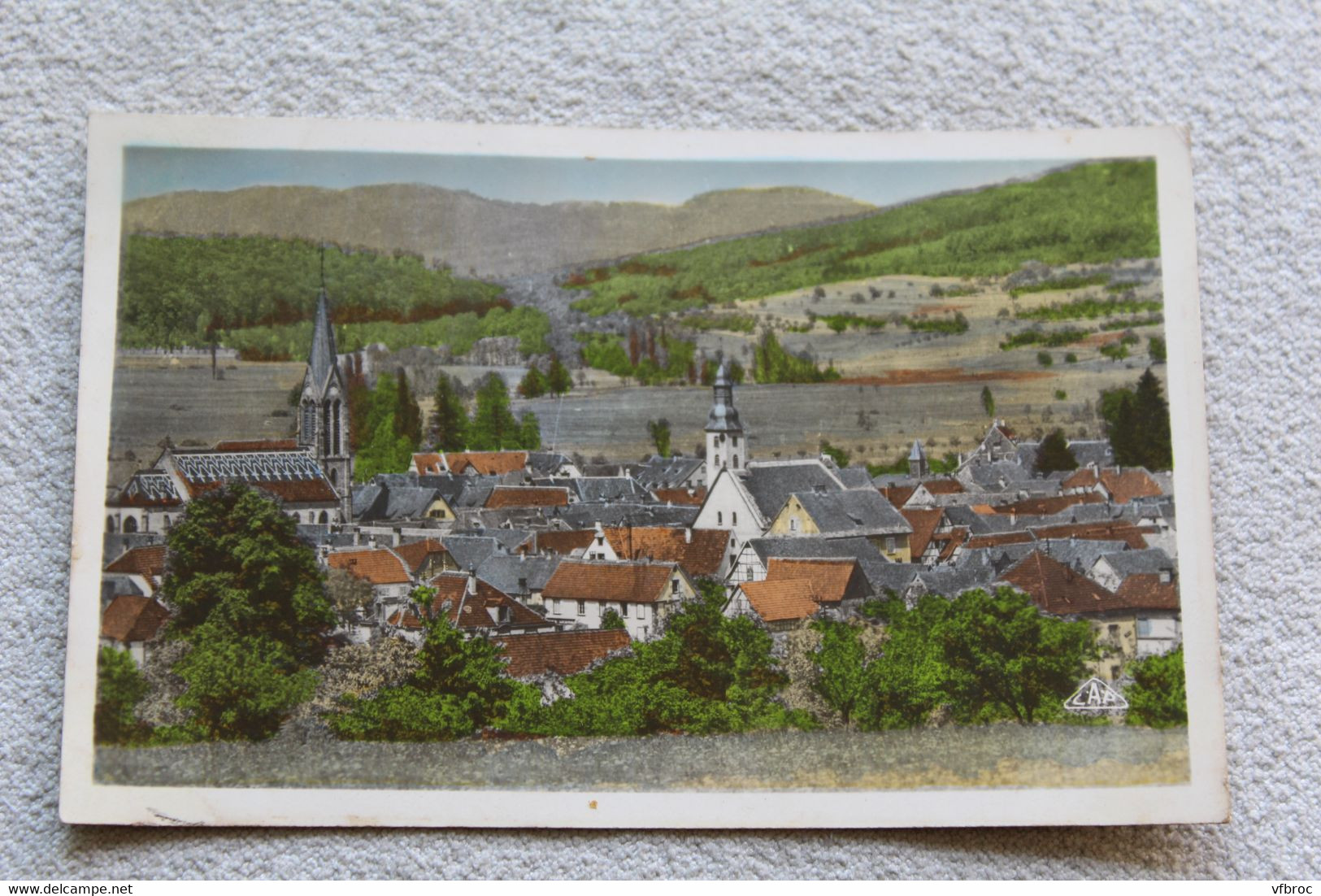 Cpsm, Woerth sur Sauer, vue générale, bas Rhin 67